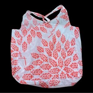 Free people Movement Reusable Packable Shoulder Tote Feather Orange Coral White